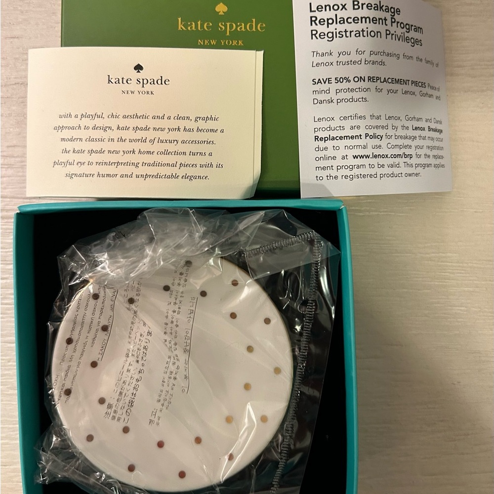 Kate Spade x Lenox Polka Dot Ring Dish